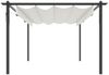 vidaXL Pavillon mit Ausziehbarem Dach 4x3 m Creme 318537 Bild 4