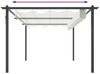 vidaXL Pavillon mit Ausziehbarem Dach 4x3 m Creme 318537 Bild 5