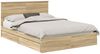 vidaXL Aufbewahrungsbett Sonoma-Eiche 140 x 190 cm Holzwerkstoff 3410800 Bild 2