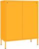 vidaXL Schubladenschrank Senfgelb 80x35x101,5 cm Stahl 336146 Bild 5