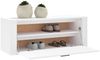 vidaXL Wand-Schuhschrank Weiß 100x35x38 cm Holzwerkstoff 821020 Bild 4