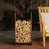 vidaXL Brennholzregal 40x30x80 cm Wetterfester Stahl 864224 Bild 3