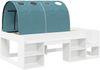 vidaXL Hochbett für Kinder mit Stauraum 3 Stk. Weiß und Hellblau 3423594 Bild 3