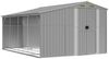 vidaXL Gerätehaus Grau 277x365,5x179 cm Verzinkter Stahl 3188291 Bild 2