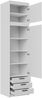 Kleiderschrank Elena 1D3S (Farbe: Lefkas Eiche, mit Schrankaufsatz) Bild 3