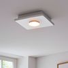 LED Deckenleuchte, dimmbar, weiß, nickel-matt, L 17 cm Bild 3