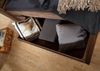 Bett mit Schublade Sheesham 180x200x90 smoked cherry gebeizt TORONTO #154 Bild 4
