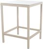 CLP Polyrattan Tisch Alia 5mm mit Glasplatte aus Sicherheitsglas,perlweiß Bild 2