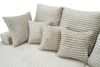 Bigsofa Couchgarnitur AROSA Megasofa in Stoff Tilia Beige Bild 2