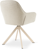 GOEURVANT 1370 Esszimmerstühle 4er-Set, 360° Drehbar, Webstoff - Beige Bild 5