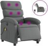 vidaXL Massagesessel Elektrisch Dunkelgrau Stoff 3203967 Bild 2