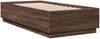 vidaXL Bettgestell Braun Eichen-Optik 90x200 cm Holzwerkstoff 3209729 Bild 3