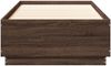 vidaXL Bettgestell Braun Eichen-Optik 90x200 cm Holzwerkstoff 3209729 Bild 4