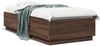 vidaXL Bettgestell Braun Eichen-Optik 90x200 cm Holzwerkstoff 3209729 Bild 2