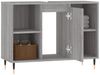 vidaXL Badschrank Grau Sonoma 80x33x60 cm Holzwerkstoff 831626 Bild 4