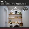 LED Panel Abia 2 White Select Dämmerungsgesteuerter Bewegungsmelder (HF) rund 170mm 9,5W 1100lm 2700 - 4000K Weiß Bild 2