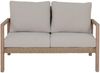 Gartenloungeset LUCILE 4-tlg. inkl. Kissen - Eukalyptus, Weißbraun | Gartenmöbel Set Garten Loungegruppe Lounge-Set Pool Loungegarnitur Bild 4