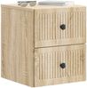 vidaXL Wandmontierter Nachttisch 2 pcs Sonoma-Eiche 33 x 34,5 x 40 cm 897960 Bild 2