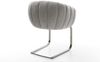 Freischwinger Jada-Flex Strukturstoff Soft Grau Freischwinger flach Graphit Taschenfederkern Bild 5
