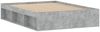 vidaXL Bettgestell Betongrau 135x190 cm 3203911 Bild 5