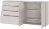Sideboard Luna / GW-Lomena, Holzwerkstoff, Grau, 182 x 93 x 41 cm Bild 3