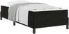 vidaXL Boxspringbett mit Matratze Schwarz 80 x 200 cm Stoff 3398655 Bild 2
