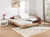 Vente-unique - CASSIOPEE Bett Holz, PlatteStoff Beige - B 180 cm90 cm12 cm x H 35 cm13 cm16,5 cm x L 200 cm71 cm Bild 2