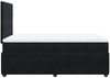 vidaXL Boxspringbett mit Matratze Schwarz 120x200 cm Samt 3292312 Bild 5