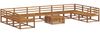 vidaXL Outdoor-Sofagarnitur 11 pcs Natur Massivholz Akazie 3368257 Bild 2