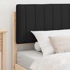 vidaXL Bettgestell mit gepolstertem Kopfteil Schwarz 100 x 200 cm 877791 Bild 3