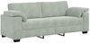 vidaXL 3-Sitzer-Sofa Hellgrau 220x77x82 cm Samt 4105277 Bild 2