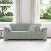 vidaXL 3-Sitzer-Sofa Hellgrau 220x77x82 cm Samt 4105277 Bild 3