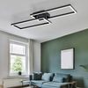LED Deckenleuchte, schwarz, rechteckiges Design, L 71 cm Bild 3