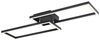 LED Deckenleuchte, schwarz, rechteckiges Design, L 71 cm Bild 5