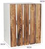 CHICCIE 3 Set Holzkiste Grete Weiß Geflammt - Kurzes Regal Obstkiste Dekokiste Weinkiste Bild 2