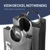 WELLENBORG Wäschekorb Wäschekörbe Laundry baskets faltbar (2 St), Waschekorbsammler Wäschesack Schmutzwäsche Wäschebox Flaschensammler Bild 5