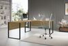 Eckschreibtisch >Amanda< in Artisan Eiche Optik - 223 x 77 x 73 cm (B/H/T) Bild 3