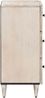 vidaXL Sideboard mit Speicher Weiß 40 x 33,5 x 75 cm Massivholz Mango 4018391 Bild 4