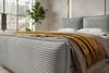 Boxspringbett Elysio Plus - Cordstoff - hellgrau - 180x200 cm Bild 5