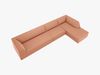 Micadoni Ecksofa Ruby 5-Sitzer Rechts Samt Salvador Rosa Bild 4