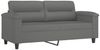 vidaXL 2-Sitzer-Sofa Dunkelgrau 140 cm Mikrofasergewebe 359563 Bild 2