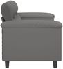 vidaXL 2-Sitzer-Sofa Dunkelgrau 140 cm Mikrofasergewebe 359563 Bild 4