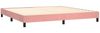 vidaXL Boxspringbett mit Matratze Rosa 200x200 cm Samt 3141448 Bild 4