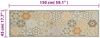 vidaXL Küchenteppich Waschbar Sechseck Pastell 45x150 cm Samt 4005629 Bild 5