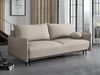 Mirjan24 'Dravolt' 3-Sitzer Schlafsofa mit Schlaffunktion und Bettkasten, Stoff, Hellbraun Bild 2