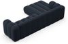 Micadoni Modulares Ecksofa Lupine 4-Sitzer Links Chenille Eden Marineblau Bild 4