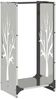 vidaXL Brennholzregal 40x30x80 cm Edelstahl 864229 Bild 2