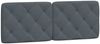 vidaXL Bett mit Matratze Dunkelgrau 120x200 cm Samt 3208647 Bild 5