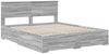 vidaXL Bettrahmen mit Kopfteil Grau Sonoma 160 x 200 cm Holzwerkstoff 3410875 Bild 4