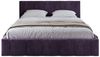 FDM Polsterbett Velours Stauraumbett - TOPSELLER - MADE IN EU - (verfügbar 90x200 120x200 140x200 160x200 180x200cm, Bettrahmen, Bett, Optional mit Matratze bestellbar, mit großen gepolsterten Kopfteil, mit Bettkasten zum aufklappen), Metallrahmen mit ... Bild 4